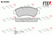 9010554 Sada brzdových destiček, kotoučová brzda FTE