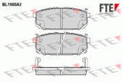 9010570 Sada brzdových destiček, kotoučová brzda FTE