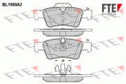 9010578 Sada brzdových destiček, kotoučová brzda FTE