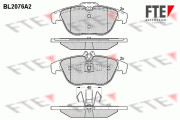 9010660 Sada brzdových destiček, kotoučová brzda FTE