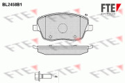 9010744 Sada brzdových destiček, kotoučová brzda FTE