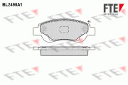 9010762 Sada brzdových destiček, kotoučová brzda FTE