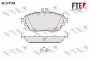 9010937 Sada brzdových destiček, kotoučová brzda FTE