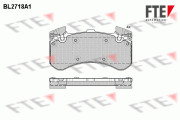 9010943 Sada brzdových destiček, kotoučová brzda FTE