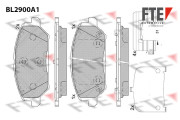 BL2900A1 Sada brzdových destiček, kotoučová brzda FTE
