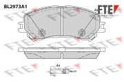 BL2973A1 Sada brzdových destiček, kotoučová brzda FTE