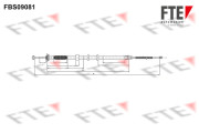 FBS09081 Tažné lanko, parkovací brzda FTE