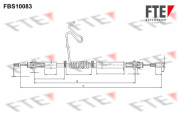 FBS10083 Tažné lanko, parkovací brzda FTE