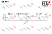 FBS10084 Tažné lanko, parkovací brzda FTE