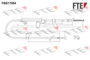 FBS17094 Tažné lanko, parkovací brzda FTE