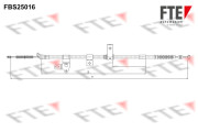 FBS25016 Tažné lanko, parkovací brzda FTE