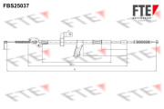 FBS25037 Tažné lanko, parkovací brzda FTE