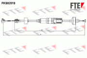 FKS02019 Tažné lanko, ovládání spojky FTE