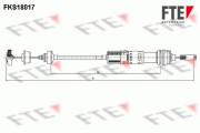 FKS18017 Tažné lanko, ovládání spojky FTE