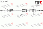 FKS18025 Tažné lanko, ovládání spojky FTE