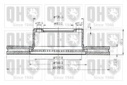 BDC1073 Brzdový kotouč QUINTON HAZELL
