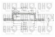 BDC3245 Brzdový kotouč QUINTON HAZELL