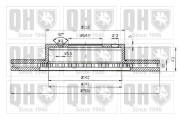 BDC3575 Brzdový kotouč QUINTON HAZELL