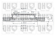 BDC3657 Brzdový kotouč QUINTON HAZELL