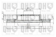 BDC4313 Brzdový kotouč QUINTON HAZELL