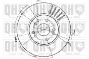 BDC4379 Brzdový kotouč QUINTON HAZELL