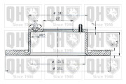 BDC4530 Brzdový kotouč QUINTON HAZELL