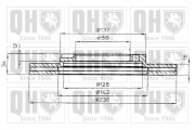 BDC4793 Brzdový kotouč QUINTON HAZELL