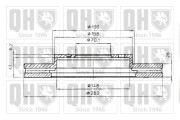 BDC4844 Brzdový kotouč QUINTON HAZELL