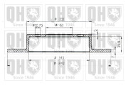 BDC4851 Brzdový kotouč QUINTON HAZELL