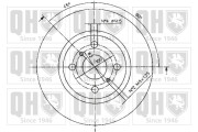 BDC5084 Brzdový kotouč QUINTON HAZELL