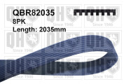 QBR82035 ozubený klínový řemen QUINTON HAZELL
