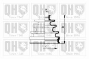 QJB476 Sada měchů, hnací hřídel QUINTON HAZELL