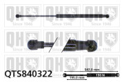 QTS840322 Plynový tlumič, zadní sklo QUINTON HAZELL