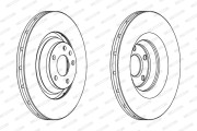 DDF1238C Brzdový kotouč MAXI KIT FERODO