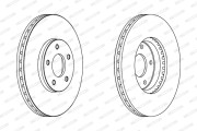 DDF1478 Brzdový kotouč MAXI KIT FERODO