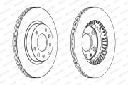 DDF1657 Brzdový kotouč MAXI KIT FERODO