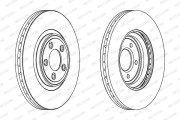 DDF1702 Brzdový kotouč MAXI KIT FERODO