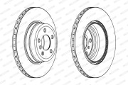 DDF1716C Brzdový kotouč MAXI KIT FERODO