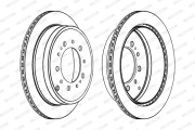DDF1799 Brzdový kotouč MAXI KIT FERODO