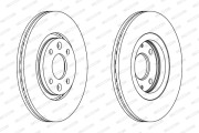 DDF199 Brzdový kotouč MAXI KIT FERODO