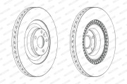 DDF2222C Brzdový kotouč MAXI KIT FERODO