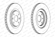 DDF251 Brzdový kotouč MAXI KIT FERODO
