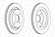 DDF338 Brzdový kotouč MAXI KIT FERODO