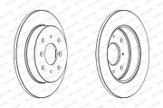 DDF360 Brzdový kotouč MAXI KIT FERODO