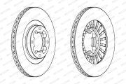 DDF465 Brzdový kotouč MAXI KIT FERODO