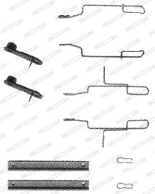 FBA516 Sada prislusenstvi, oblozeni kotoucove brzdy MAXI KIT FERODO