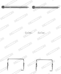 FBA589 Sada prislusenstvi, oblozeni kotoucove brzdy MAXI KIT FERODO