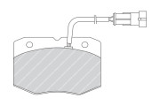 FVR1352 Sada brzdových destiček, kotoučová brzda MAXI KIT FERODO