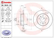 08.5645.50 Brzdový kotouč PRIME LINE BREMBO