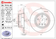 08.7019.80 Brzdový kotouč PRIME LINE BREMBO